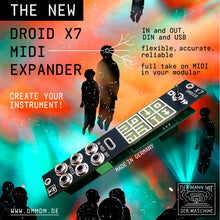 Load image into Gallery viewer, X7 - MIDI and USB Expander
